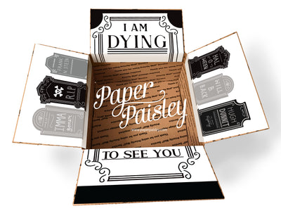 Dying to See You Care Package Sticker Kit