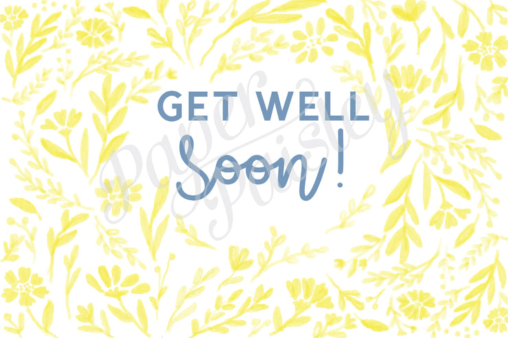 Get Well Soon Care Package Sticker Kit