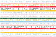 Happy Birthday Candles Care Package Sticker Kit