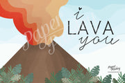 I Lava You Care Package Sticker Kit