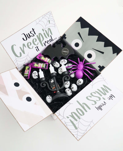 Trick or Treat! Everything you need in your Halloween Care Package!