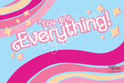 You are Everything Care Package Sticker Kit