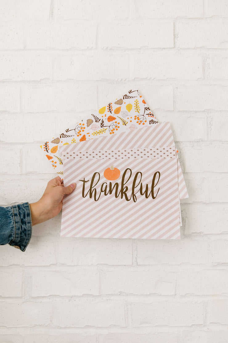 Thankful for You Care Package Sticker Kit