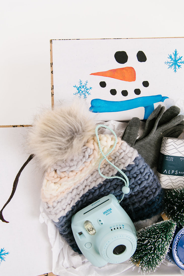 Snowman Care Package Sticker Kit