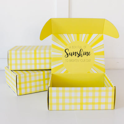 Box of Sunshine Shipping Boxes - package of three