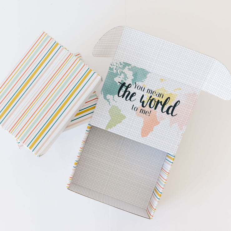 You Mean the World to Me Shipping Boxes - package of three