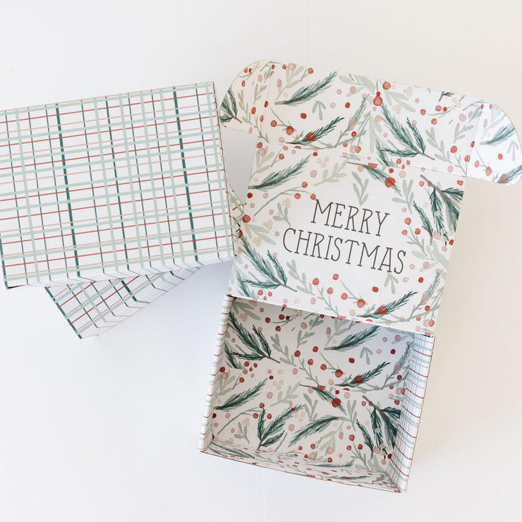 Merry Christmas Shipping Boxes - package of three