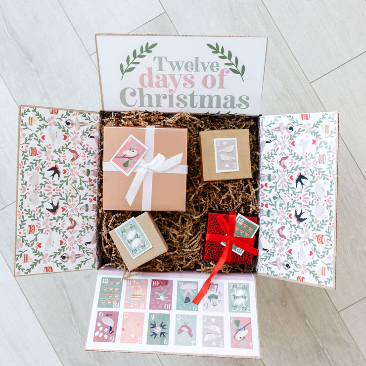 Twelve Days of Christmas Care Package Sticker Kit