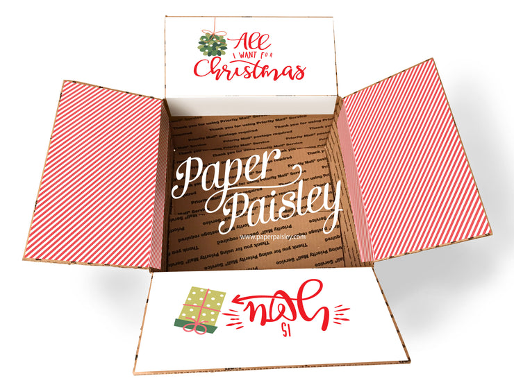All I Want For Christmas is You Care Package Sticker Kit
