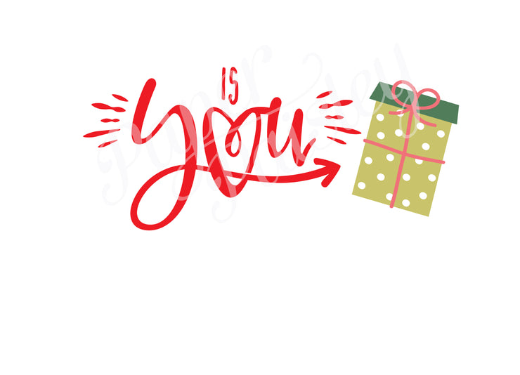 All I Want For Christmas is You Care Package Sticker Kit