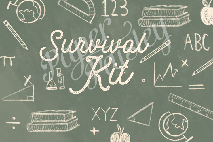 Back to School Care Package Sticker Kit