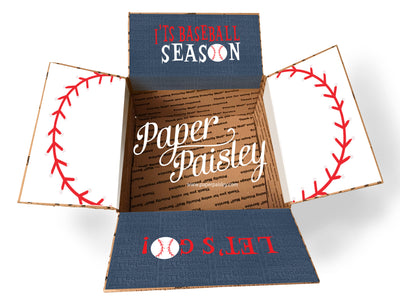 Baseball Season Care Package Sticker Kit