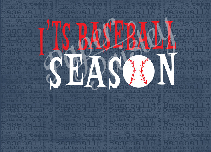 Baseball Season Care Package Sticker Kit