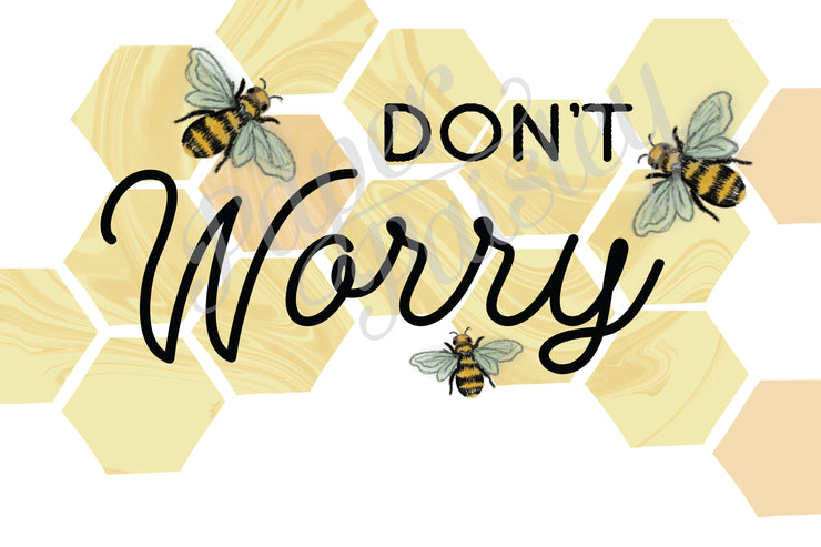 Bee Happy Care Package Sticker Kit