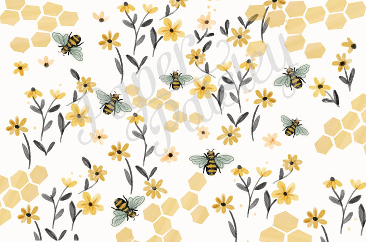 Bee Happy Care Package Sticker Kit