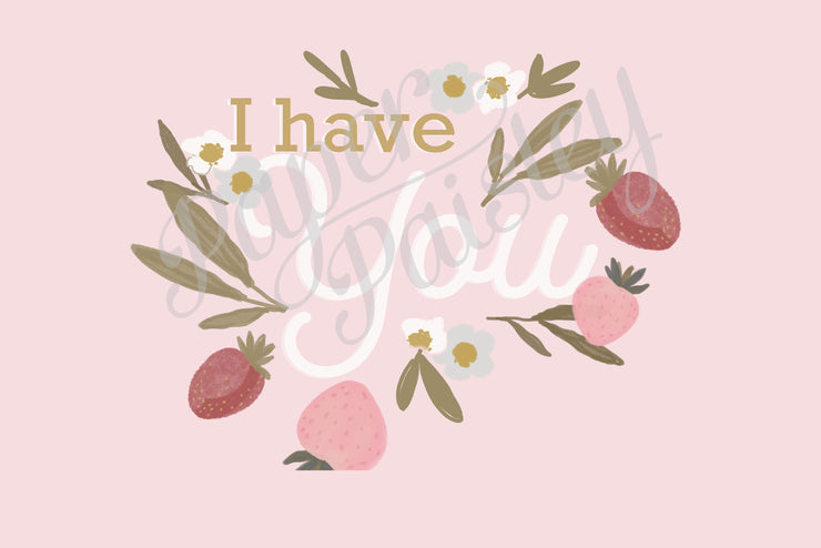Berry Glad You are Mine Care Package Sticker Kit
