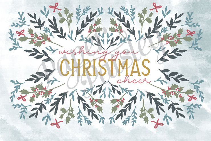 Christmas Cheer Care Package Sticker Kit