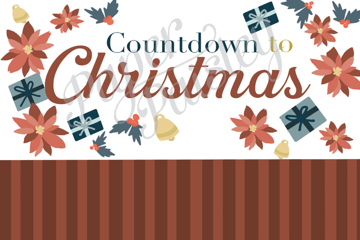 Christmas Countdown Care Package Sticker Kit
