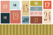 Christmas Countdown Care Package Sticker Kit