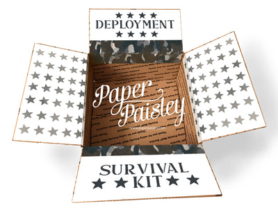 Deployment Survival Kit Care Package Sticker Set