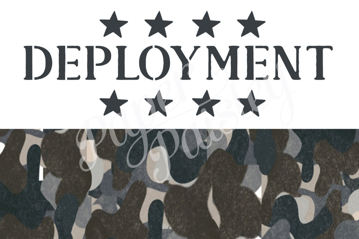 Deployed Sticker Deployment Survival Kit Care Package Sticker Set – PaperPaisley