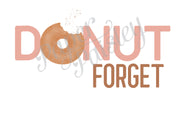 Donut Forget I Love You Care Package Sticker Kit