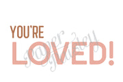 Donut Forget I Love You Care Package Sticker Kit