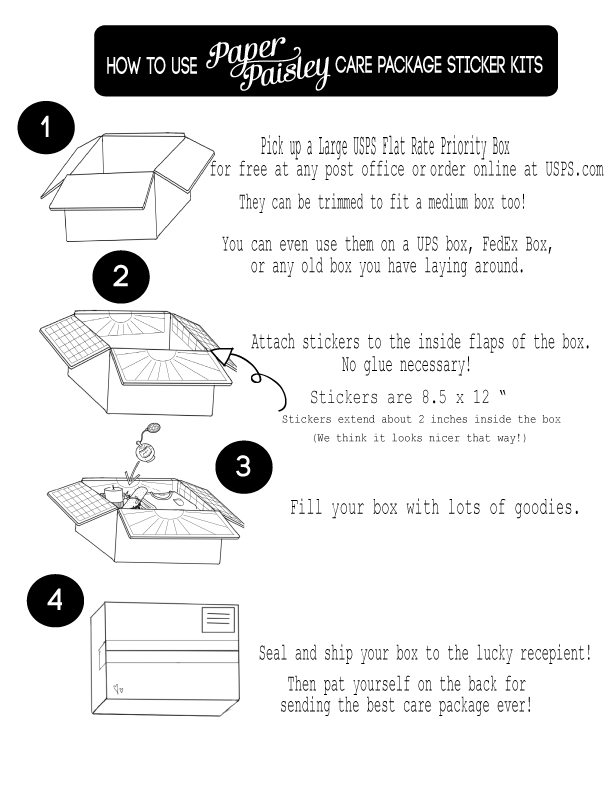 Main Squeeze Care Package Sticker Kit