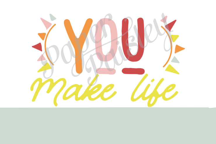 You Make Life a Fiesta Care Package Sticker Kit