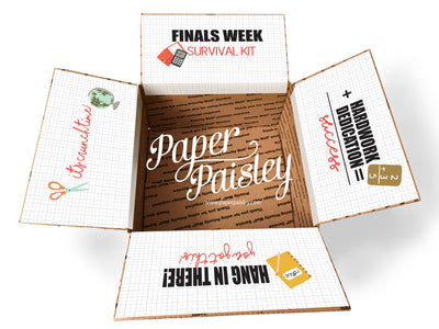Finals Week Survival Kit Care Package Sticker Kit