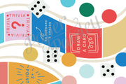 Game Night Care Package Sticker Kit