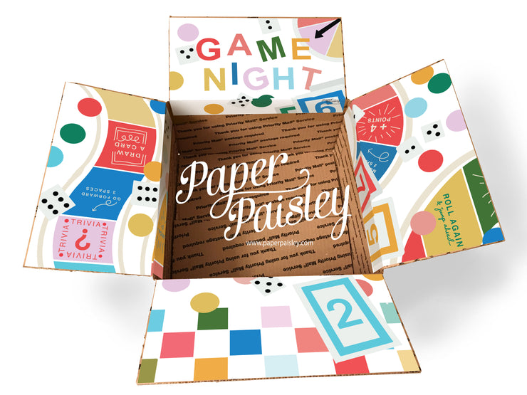 Game Night Care Package Sticker Kit