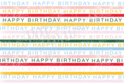 Happy Birthday Candles Care Package Sticker Kit
