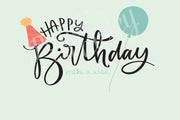 Happy Birthday Sprinkles Care Package Sticker Kit