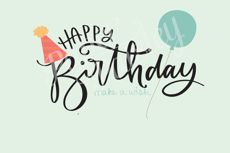 Happy Birthday Sprinkles Care Package Sticker Kit
