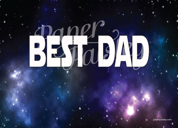 Best Dad in the Galaxy Care Package Sticker Kit