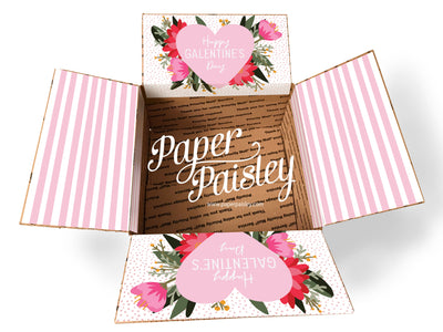 Happy Galentine's Day Flower Care Package Sticker Kit