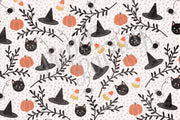Happy Halloween Orange and Black Care Package Sticker Kit
