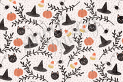 Happy Halloween Orange and Black Care Package Sticker Kit
