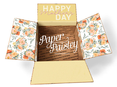 Happy Mother's Day Floral Care Package Sticker Kit