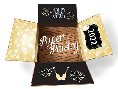 Happy New Year Care Package Sticker Kit