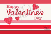 Happy Valentine's Day Care Package Sticker Kit
