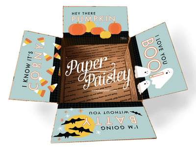 Hey There Pumpkin Halloween Care Package Sticker Kit