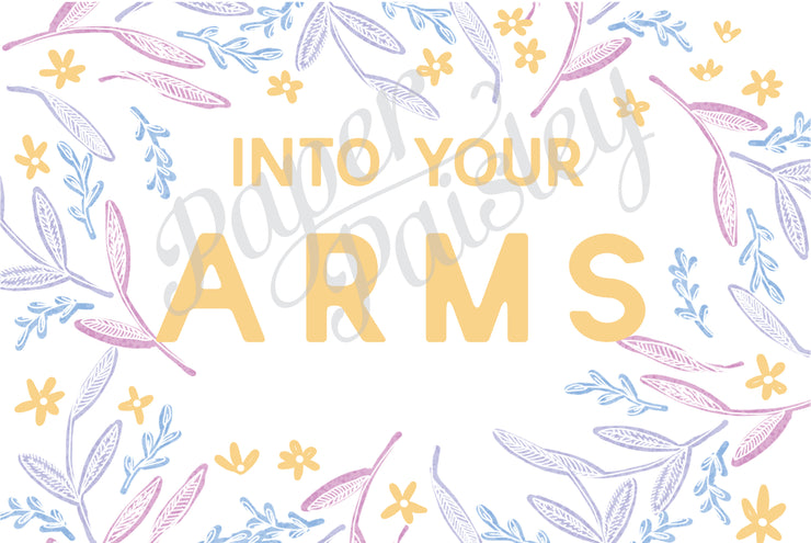 Hop Into Your Arms Care Package Sticker Kit