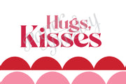 Hugs, Kisses, & Valentine Wishes Care Package Sticker Kit