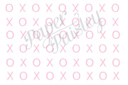 Hugs, Kisses, & Valentine Wishes Care Package Sticker Kit