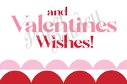 Hugs, Kisses, & Valentine Wishes Care Package Sticker Kit