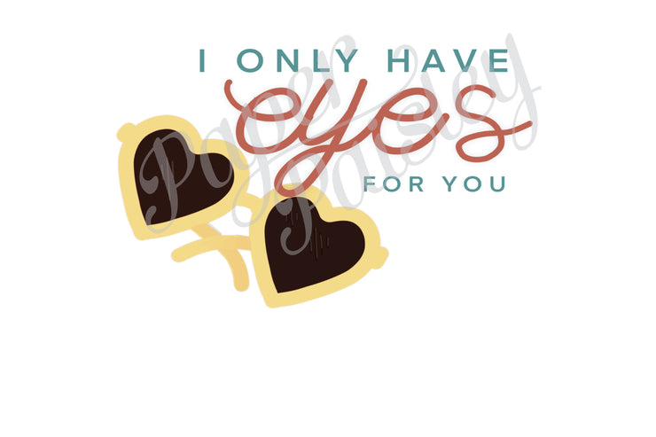 I Only Have Eyes For You Care Package Sticker Kit