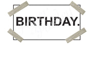 It Is Your Birthday Care Package Sticker Kit