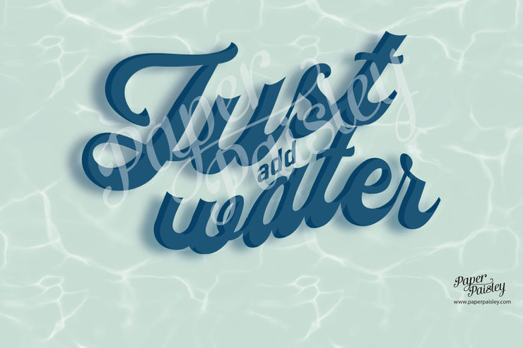 Just Add Water Care Package Sticker Kit